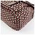 Borsa a tracolla in nylon e pelle con logo triangolare PRADA Marrone Rosa - vista 8
