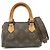 Lotto Louis Vuitton Monogram Mini Speedy Hand Bag Brown M41534 J75011