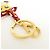 Charm Robot in Pelle Saffiano e Metallo PRADA Bianco Rosso 1TL136 - vista 11