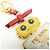 Charm Robot in Pelle Saffiano e Metallo PRADA Bianco Rosso 1TL136 - vista 5