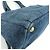 PRADA Triangle Logo Canapa Denim Tote Bag - Denim Blue - Ansicht 12