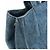 PRADA Triangle Logo Canapa Denim Tote Bag - Denim Blue - Ansicht 16