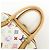 Borsa a mano Louis Vuitton Monogram Multicolor Priscilla Blanc M40096 - vista 7