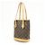 Louis Vuitton Monogram Canvas Bucket PM Hand Bag Brown M42238 - vista 3