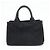 PRADA Borsa a mano 2Way Mini Canvas Canapa con logo Triangle Nera 1BG439 - vista 2