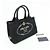 PRADA Borsa a mano 2Way Mini Canvas Canapa con logo Triangle Nera 1BG439 - vista 24