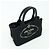 PRADA Borsa a mano 2Way Mini Canvas in Canapa con logo Triangle Nera 1BG439 - vista 4