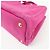 PRADA Mini borsa tote in canapa con logo triangolare Rosa BN2439 - vista 15