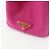 PRADA Mini borsa tote in canapa con logo triangolare Rosa BN2439 - vista 16