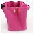 PRADA Mini borsa tote in canapa con logo triangolare Rosa BN2439 - vista 19