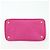 PRADA Mini borsa tote in canapa con logo triangolare Rosa BN2439 - vista 5