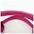 PRADA Mini borsa tote in canapa con logo triangolare Rosa BN2439 - vista 9