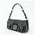 Borsa a spalla e borsa a mano in pelle con logo e cuciture PRADA Nero - vista 3
