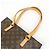Borsa Cabas Piano Tote Bag Louis Vuitton Monogram Marrone M51148 - vista 6