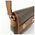 Céline CELINE Borsa a tracolla e a spalla in pelle e PVC Macadam Marrone - vista 15