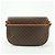 Céline CELINE Borsa a tracolla e a spalla in pelle e PVC Macadam Marrone - vista 2