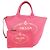 PRADA Canapa Triangle Logo Canvas 2Way Bag Hand Bag Pink 1BG163