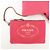 PRADA Canapa Triangle Logo Canvas 2Way Bag Hand Bag Pink 1BG163 - vista 17