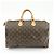 Louis Vuitton Monogram Speedy 40 Borsa a Mano Borsa Boston Marrone M41522 - vista 2