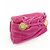 Bulgari BVLGARI BVLGARI Mini Clutch in Velluto Rosa - vista 4