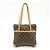 Borsa a mano e a tracolla Louis Vuitton Monogram Coussin GM Marrone M51141 - vista 2