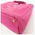 Borsa tote mini PRADA Triangle Logo Canapa Canvas Rosa BN2439 - vista 10