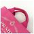 Borsa tote mini PRADA Triangle Logo Canapa Canvas Rosa BN2439 - vista 6
