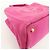 Borsa tote mini PRADA Triangle Logo Canapa Canvas Rosa BN2439 - vista 9