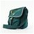 Borsa a tracolla PRADA in nylon e pelle Saffiano con logo triangolare Verde - vista 3