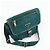 Borsa a tracolla PRADA in nylon e pelle Saffiano con logo triangolare Verde - vista 4