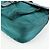 Borsa a tracolla PRADA in nylon e pelle Saffiano con logo triangolare Verde - vista 9