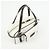 Borsa a mano LOEWE Anagram in PVC e pelle Borsa Boston Bianca e Marrone Scuro - vista 4