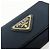 PRADA Triangle Logo Nylon Saffiano Leather Key Case Black 1M0222 - view 14