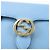 Borsa a tracolla in pelle con catena Interlocking G GUCCI Blu Chiaro 510304 - vista 14