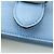 Borsa a tracolla in pelle con catena Interlocking G GUCCI Blu Chiaro 510304 - vista 15