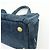 PRADA Canapa Mini Triangle Logo Denim 2Way Bag Hand Bag Blue B2439G - vista 12