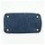 PRADA Canapa Mini Triangle Logo Denim 2Way Bag Hand Bag Blue B2439G - vista 5