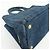 PRADA Canapa Mini Triangle Logo Denim 2Way Bag Hand Bag Blue B2439G - vista 9