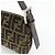 FENDI Mamma Baguette Zucca Canvas Leather Shoulder Bag Brown 26424 - vista 18