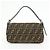 FENDI Mamma Baguette Zucca Canvas Leather Shoulder Bag Brown 26424 - vista 2