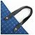 Hermès HERMES Amedaba GM Canvas Leather Tote Bag Hand Bag Navy Blue Black - vista 6