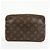 Louis Vuitton Monogram Compiegne 23 Pouch Clutch Bag Brown M51845 - vista 2