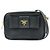 Borsa a tracolla PRADA in pelle Saffiano motivo nastro nero 1NF674