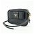 Borsa a tracolla PRADA in pelle Saffiano motivo nastro nero 1NF674 - vista 3