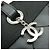 CHANEL Paris Biarritz COCO Mark Leder Canvas Tote Bag Schwarz A34209 - Ansicht 17