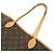 Louis Vuitton Monogram Neverfull MM Tote Bag Shoulder Bag Brown M40995 - vista 4