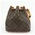 Borsa a tracolla Louis Vuitton Monogram Petit Noe Brown M42226 - vista 2