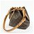 Borsa a tracolla Louis Vuitton Monogram Petit Noe Brown M42226 - vista 3