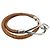 Hermès HERMES Jumbo Choker Bracciale in Pelle e Metallo Marrone Argento - vista 4
