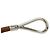 Hermès HERMES Jumbo Choker Bracciale in Pelle e Metallo Marrone Argento - vista 9